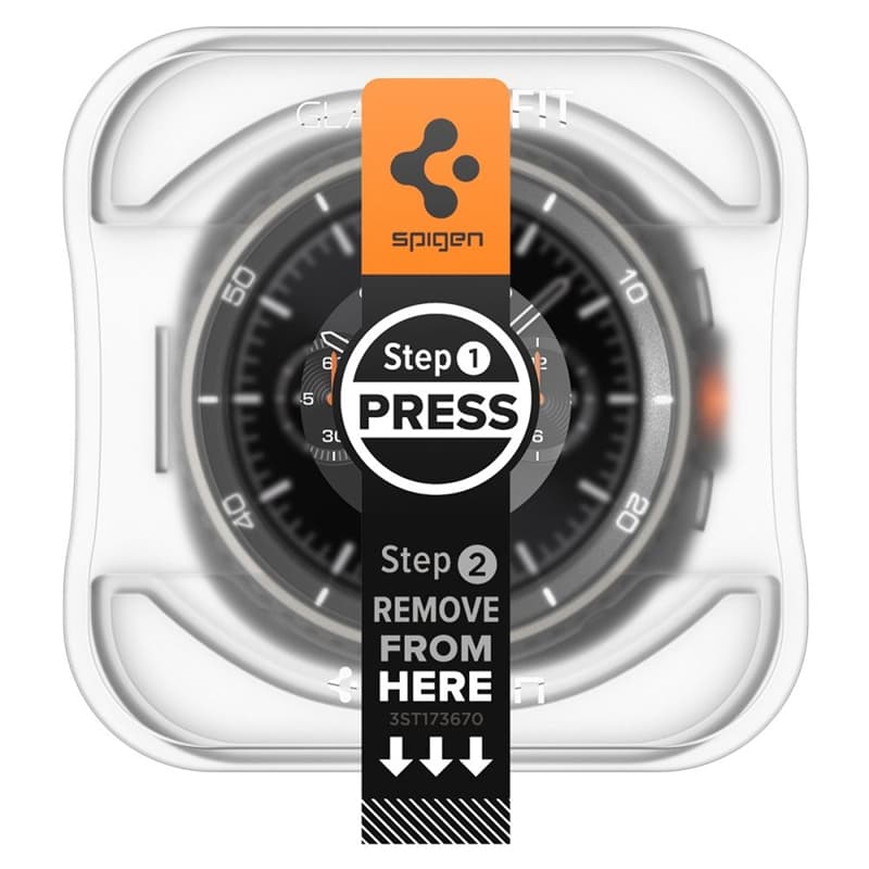 Spigen GLAS.TR EZ FIT 2-Pack - Tempered Glass for Samsung Galaxy Watch 8 Classic 46 mm (2 pcs) 3