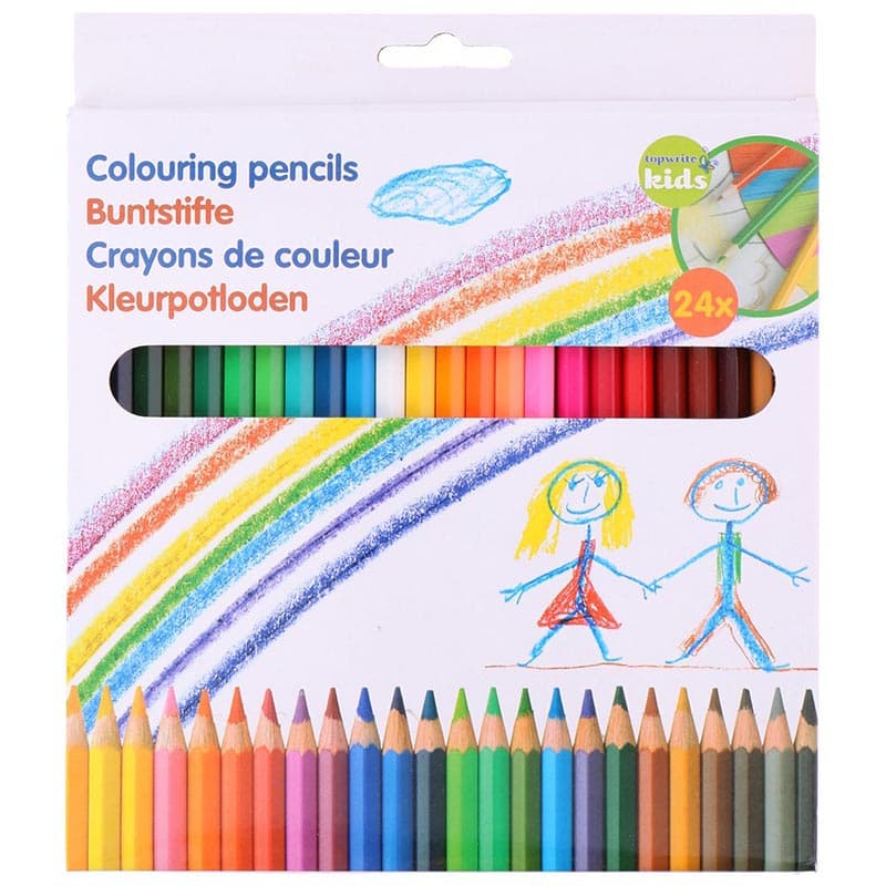 Topwrite - Set of pencil crayons 24 pcs. 2