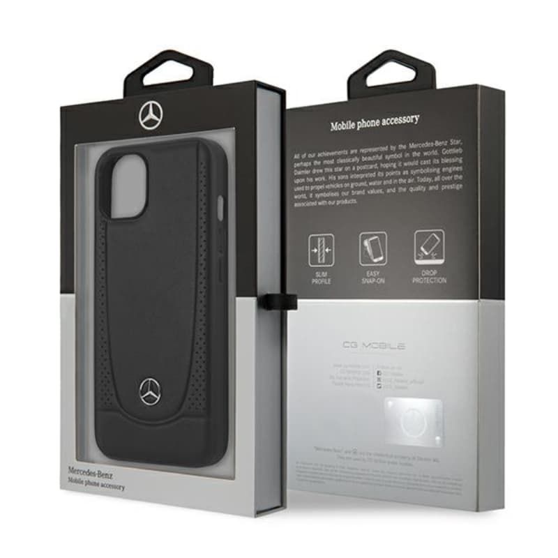 Mercedes Leather Urban - Case for iPhone 13 mini (Black) 8
