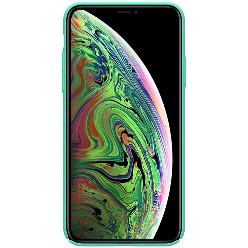 Nillkin Super Frosted Shield - Case for Apple iPhone 11 Pro z wycięciem na logo (Mint Green) 4
