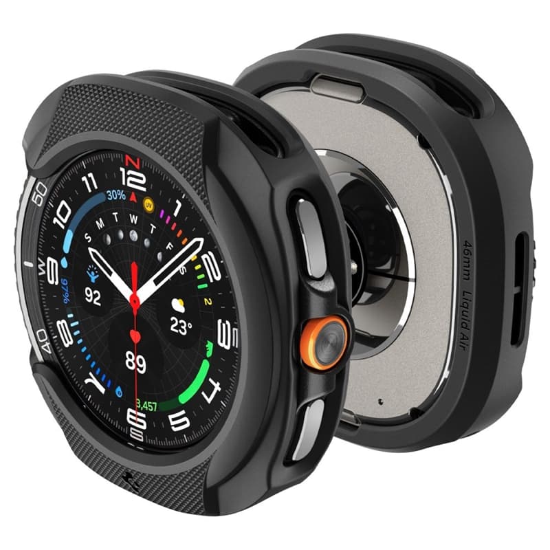 Spigen Liquid Air - Case for Samsung Galaxy Watch 8 Classic 46 mm (Matte Black) 2