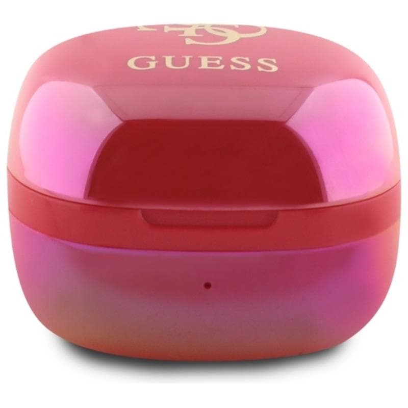 Guess 4G Printed Logo - Bluetooth TWS Headphones + Charging Case (Fuchsia) 3
