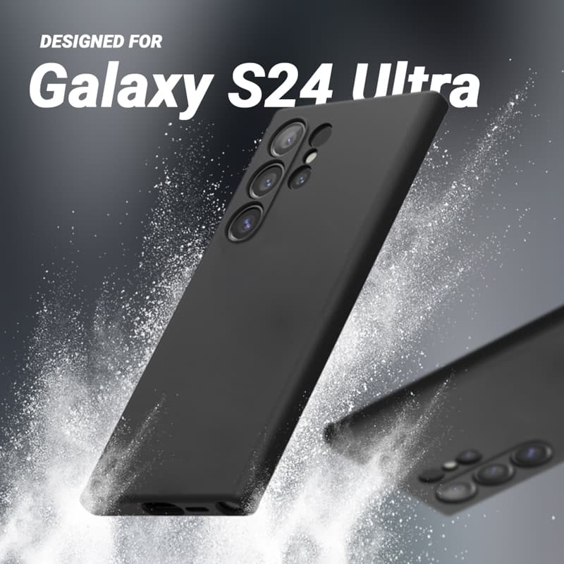 Crong Color Cover - Samsung Galaxy S24 Ultra Case (Black) 5