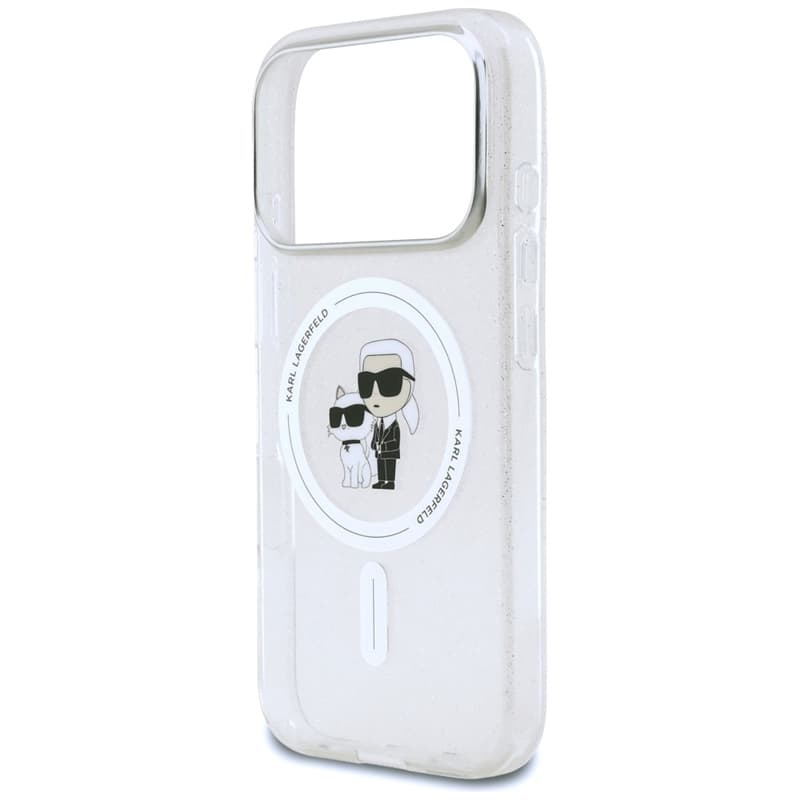 Karl Lagerfeld IML Karl Choupette Glitter MagSafe - Case for iPhone 17 Pro Max (transparent) 6