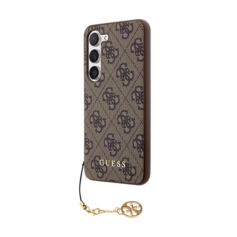Guess 4G Charms Collection - Case Samsung Galaxy A55 5G (brown) 2