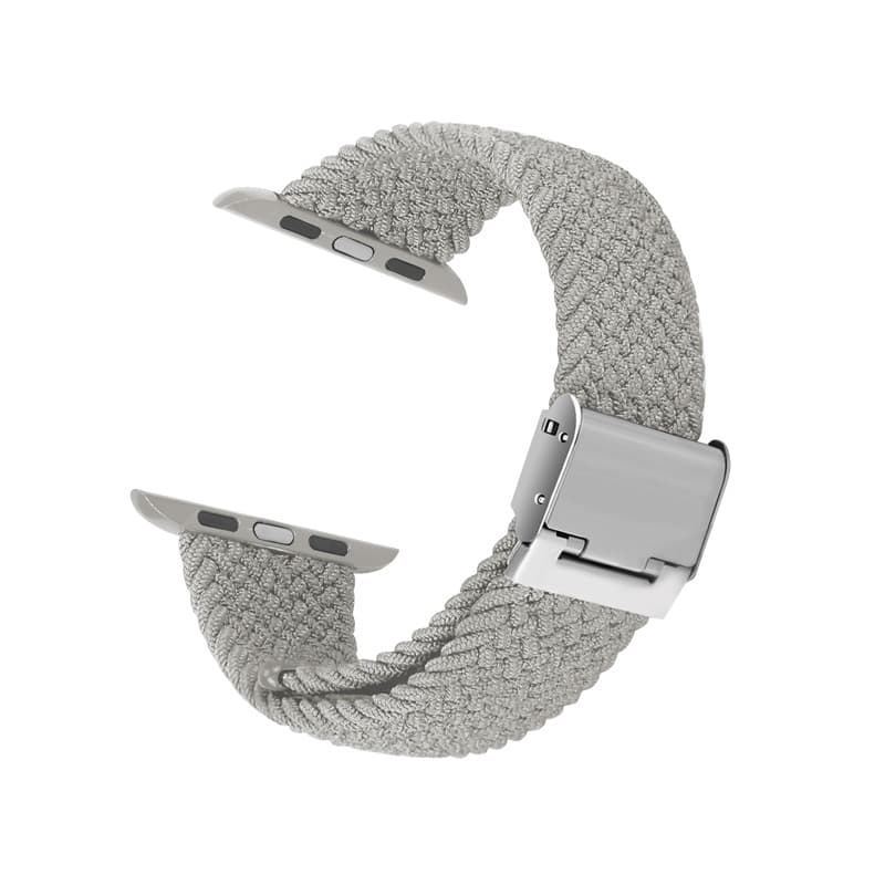 Crong Wave Band – Braided Apple Watch Band 38/40/41/42mm (Light Gray) 6