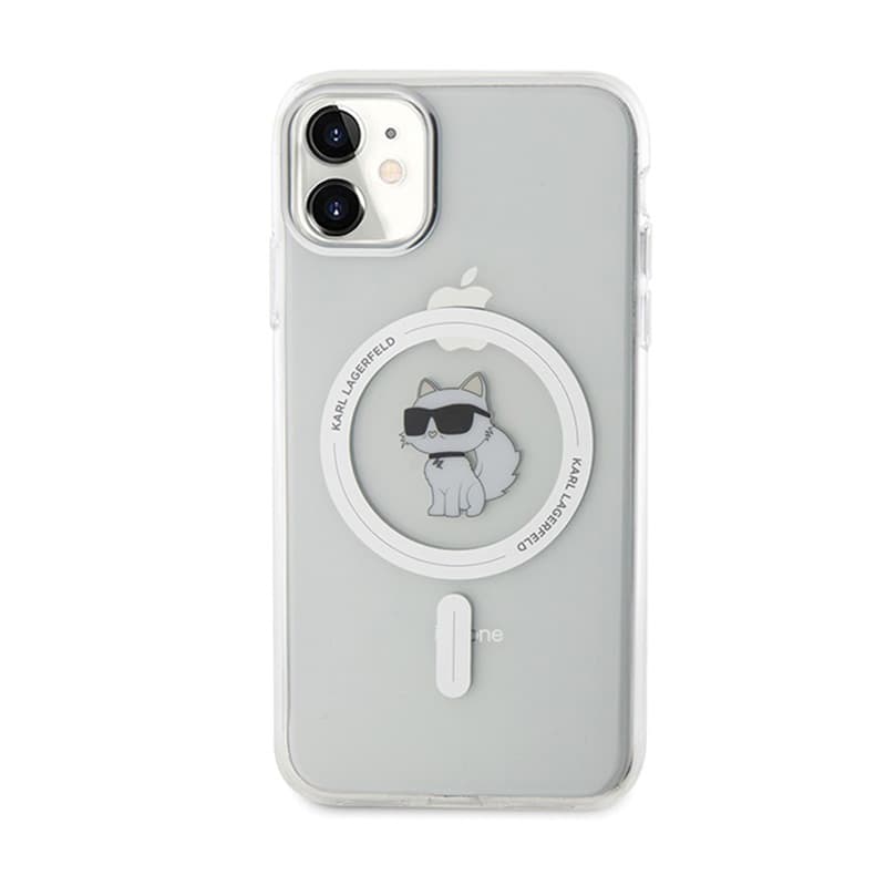 Karl Lagerfeld IML Choupette MagSafe - Case for iPhone 11 (Transparent) 3