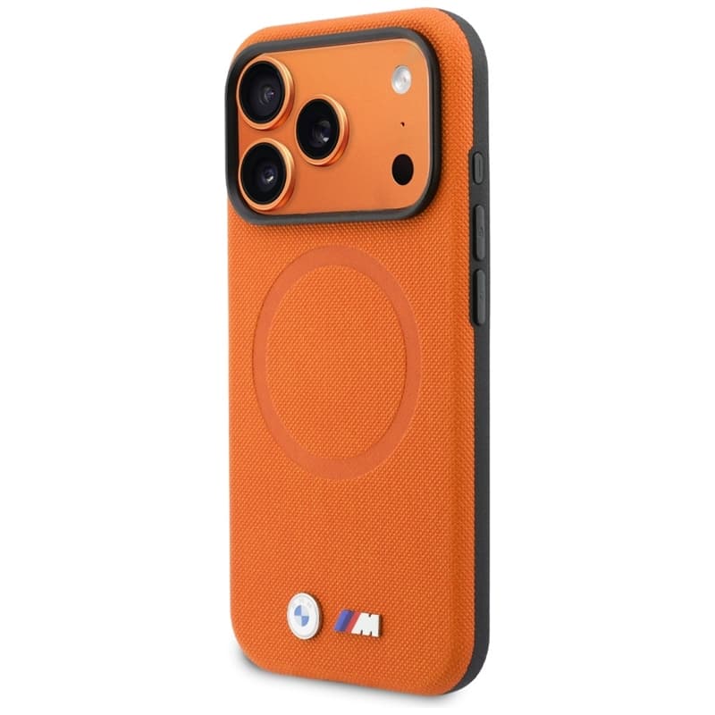 BMW M FW Logo Metal MagSafe - Case for iPhone 17 Pro (Orange) 2