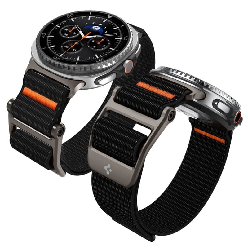Spigen DuraPro Flex - Band for Samsung Galaxy Watch 8 / 8 Classic 40 / 44 / 46 mm (Black)
