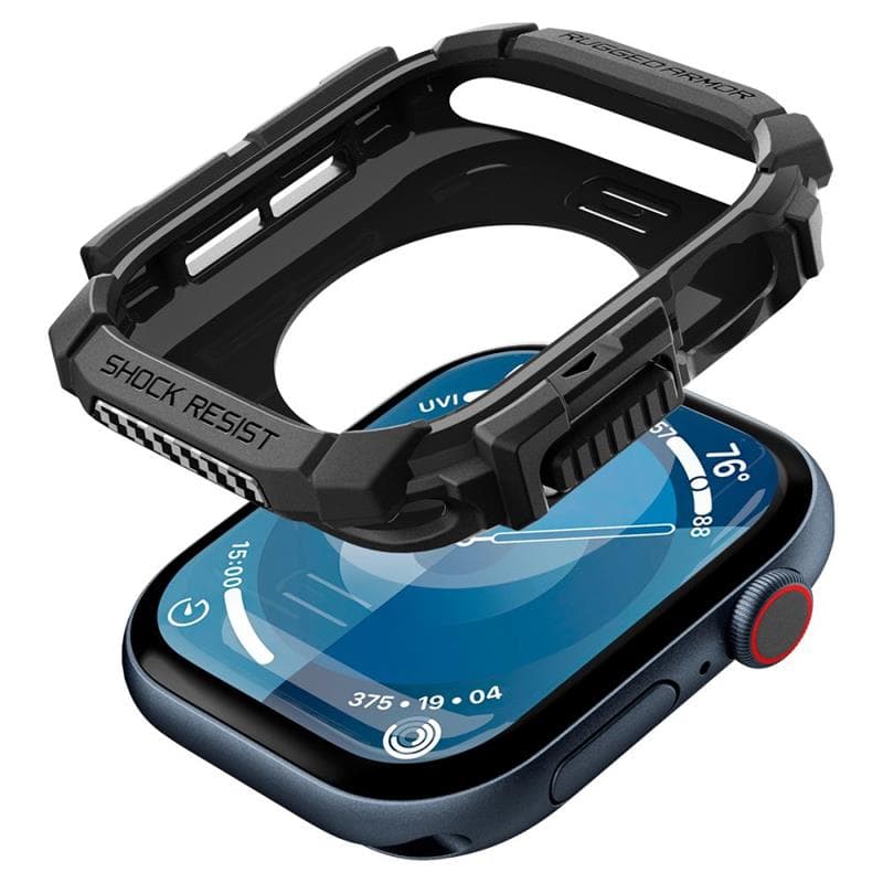 Spigen Rugged Armor - Case for Apple Watch 10 42 mm (Matte Black) 7