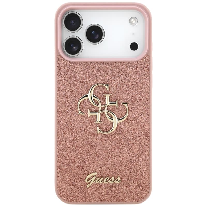Guess Fixed Glitter Big 4G - Case for iPhone 17 Pro Max (pink) 3
