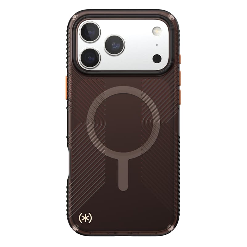 Speck Presidio Lux Grip MagSafe - iPhone 17 Pro Max Case (Luxury Shade Matte / Orange) 8
