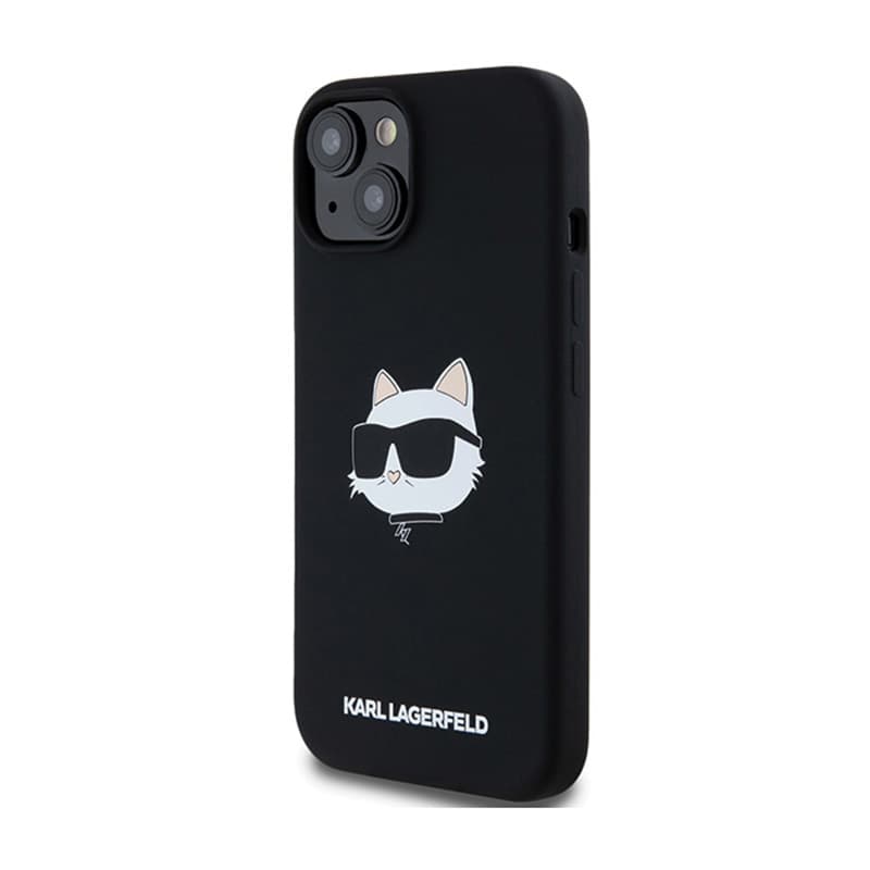 Karl Lagerfeld Silicone Choupette Head MagSafe - iPhone 15 Plus / 14 Plus Case (black) 2