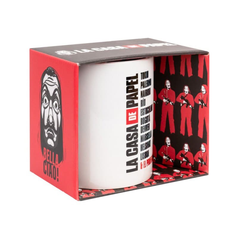 La Casa De Papel - Ceramic mug in gift box 330 ml (La Casa De Papel Mask) 4