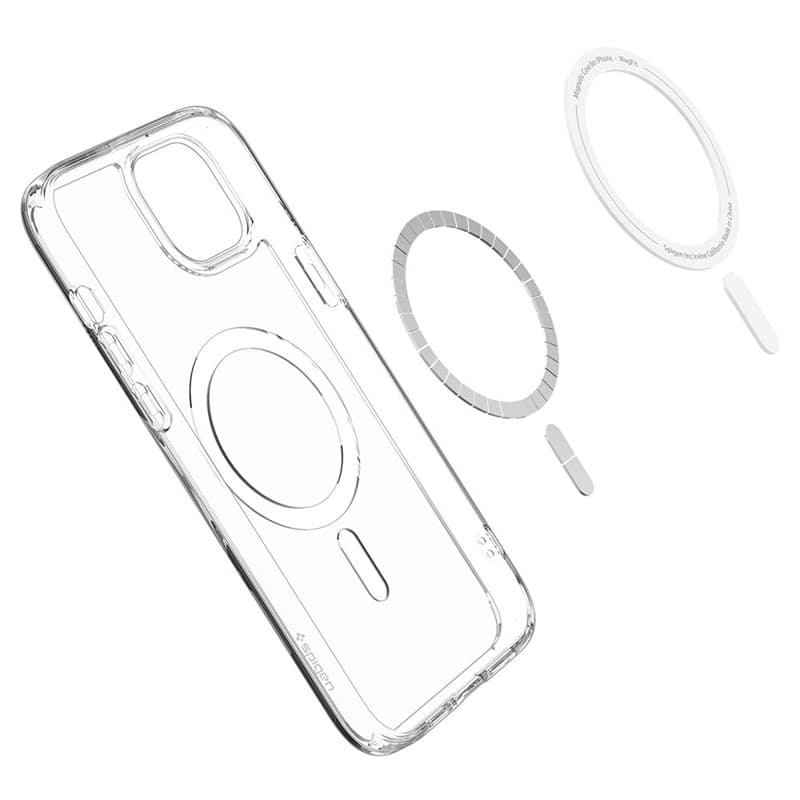 Spigen Ultra Hybrid MagSafe - Case for iPhone 15 Plus (White) 7