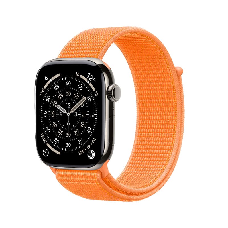 Crong Nylon - Sport Band for Apple Watch 38/40/41/42 mm (Tropical Orange) 6