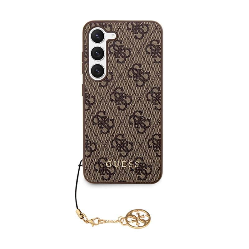 Guess 4G Charms Collection - Case Samsung Galaxy A55 5G (brown) 3