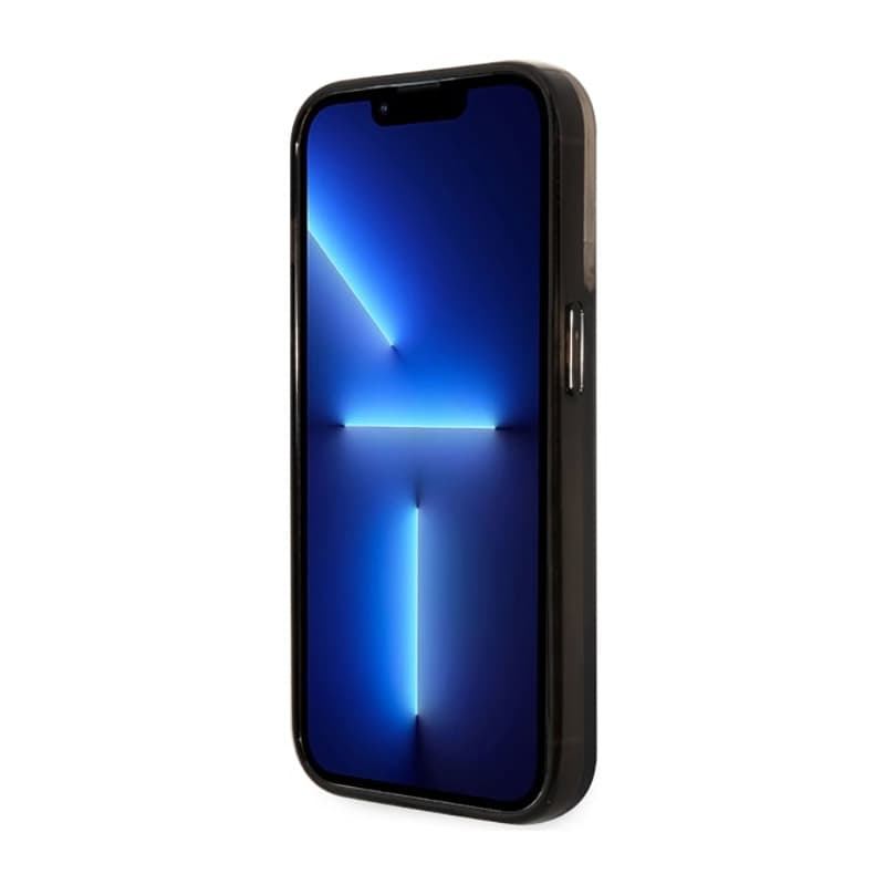 Guess Liquid Glitter Transculent 4G - Case for iPhone 14 Pro (Black) 5