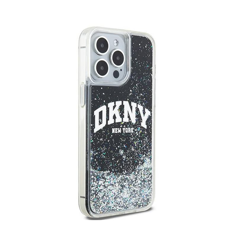 DKNY Liquid Glitter Big Logo - Case for iPhone 15 Pro Max (black) 4