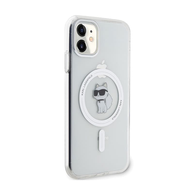 Karl Lagerfeld IML Choupette MagSafe - Case for iPhone 11 (Transparent) 4