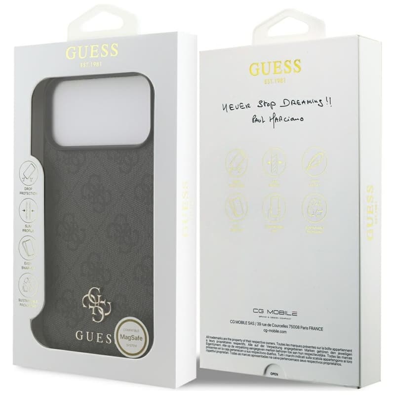 Guess 4G Small 4G and Classic MagSafe - Case iPhone 17 Pro Max (black) 8