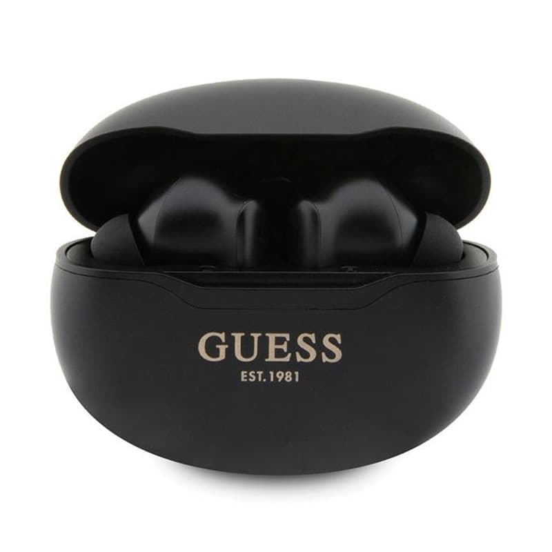 Guess True Wireless Classic EST BT5.3 - TWS headphones + charging case (black) 1
