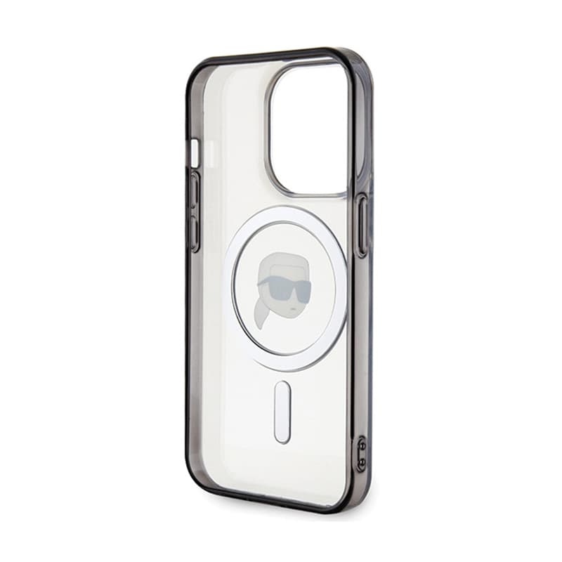 Karl Lagerfeld IML Karl Head MagSafe - iPhone 15 Pro Max Case (Transparent) 7