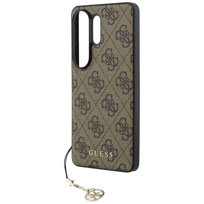 Guess 4G Classic Logo Charm MagSafe - Samsung Galaxy S26 Ultra Case (Brown) 5