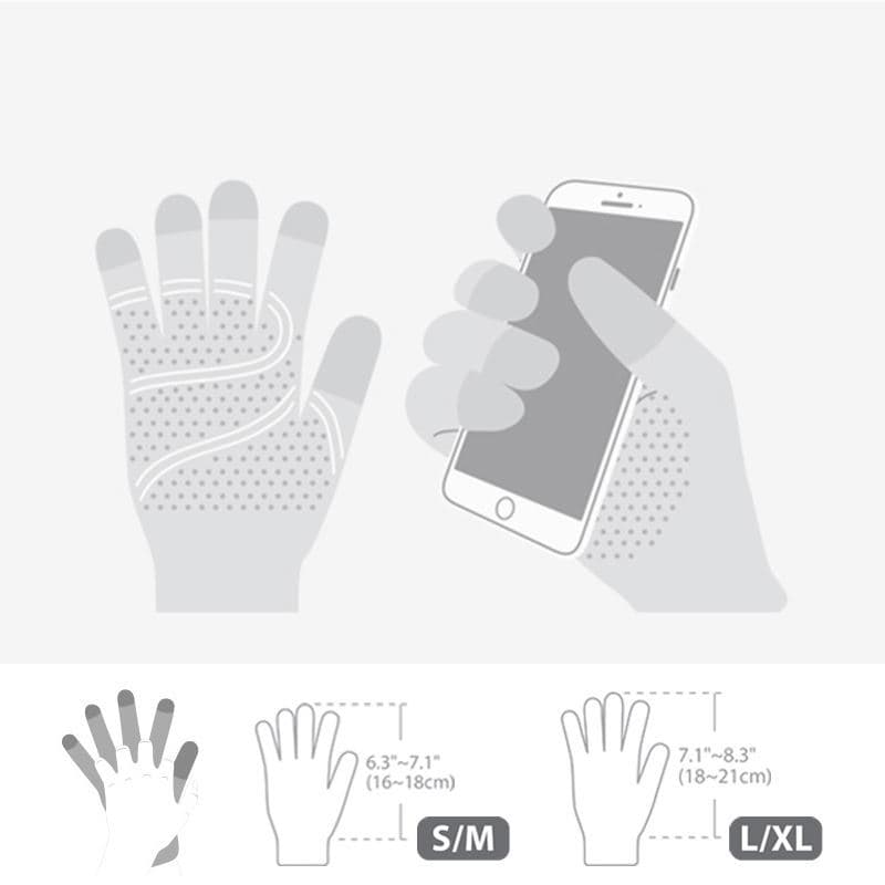 Moshi Digits - Touch Screen Gloves L/XL (Dark Gray) 4