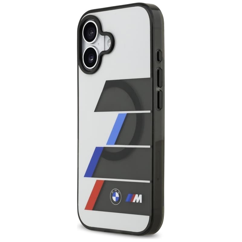 BMW M IML Metal Buttons Tricolor Lines MagSafe - Case iPhone 17 (anthracite) 2