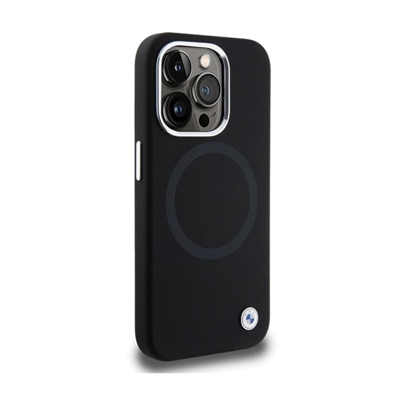 BMW Signature Liquid Silicone MagSafe - Case for iPhone 15 Pro (Black) 4
