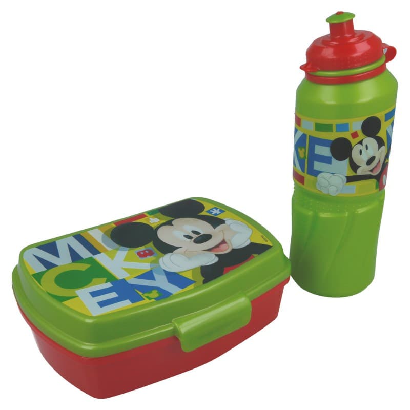 Mickey Mouse - Breakfast / Lunchbox Set + water bottle 530 ml in a bag 3