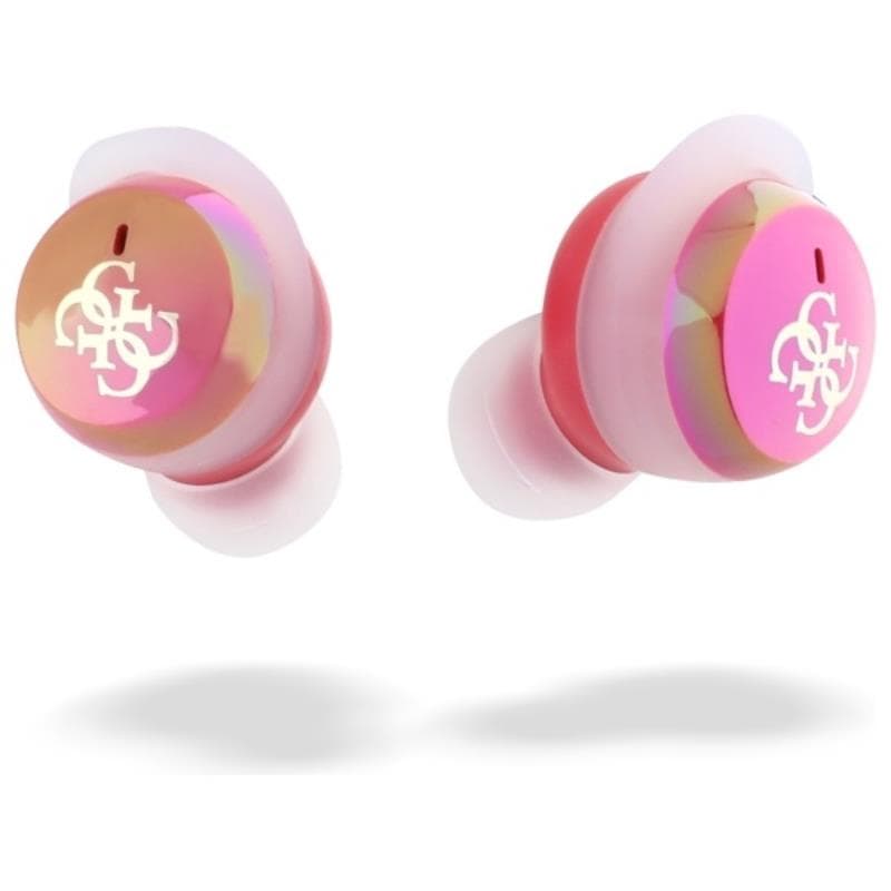 Guess 4G Printed Logo - Bluetooth TWS Headphones + Charging Case (Fuchsia) 5