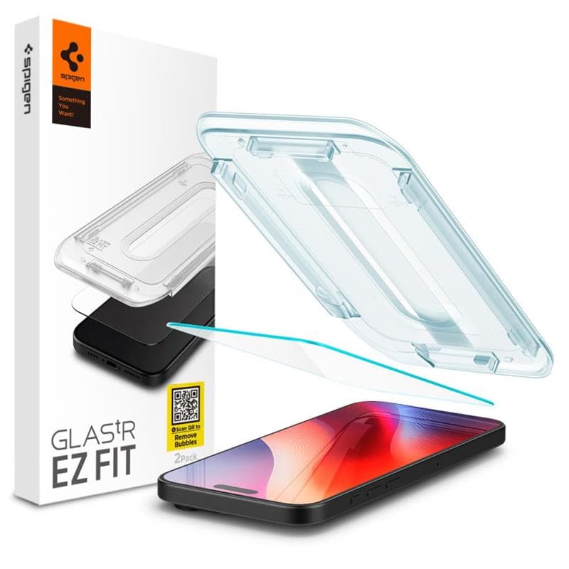 Spigen GLAS.TR EZ FIT Privacy - Tempered glass with privacy filter for iPhone 16 Pro Max