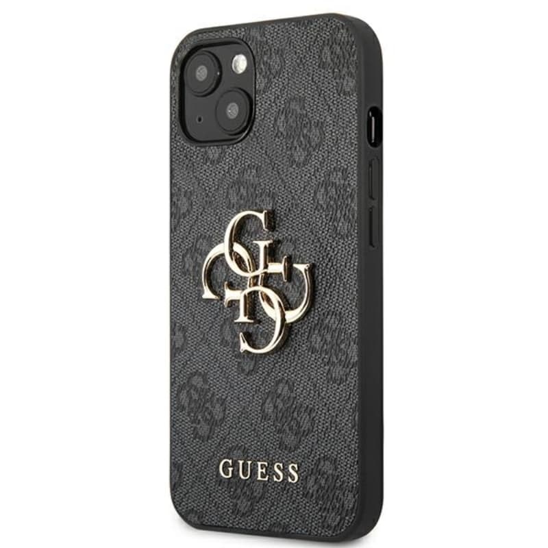 Guess 4G Big Metal Logo - Case for iPhone 13 (Grey) 2