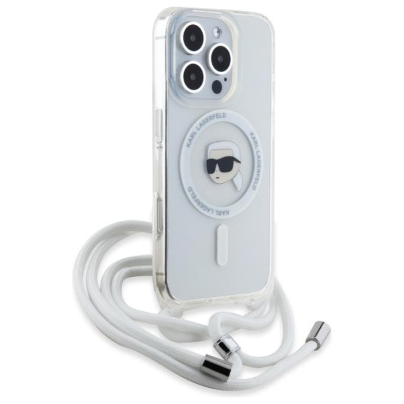 Karl Lagerfeld Crossbody IML Karl Head MagSafe - Case for iPhone 16 Pro (transparent) 3