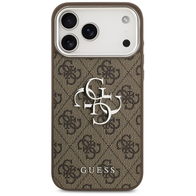 Guess 4G Big 4G Classic Logo - Case iPhone 17 Pro Max (Brown / Silver) 3