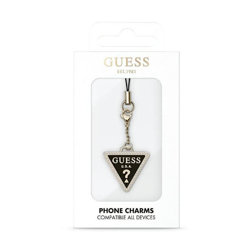 Guess Phone Strap Triangle Diamond Charm with Rhinestones - Phone pendant 2
