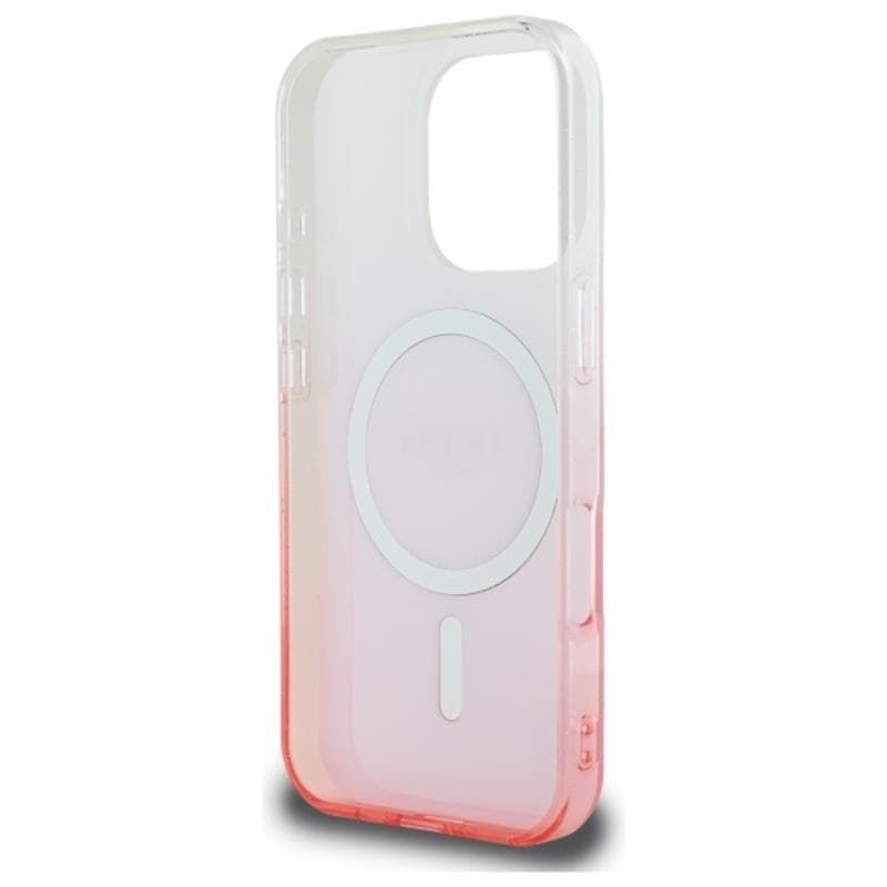 Guess IML Glitter Gradient MagSafe - Case for iPhone 16 Pro (Pink) 7