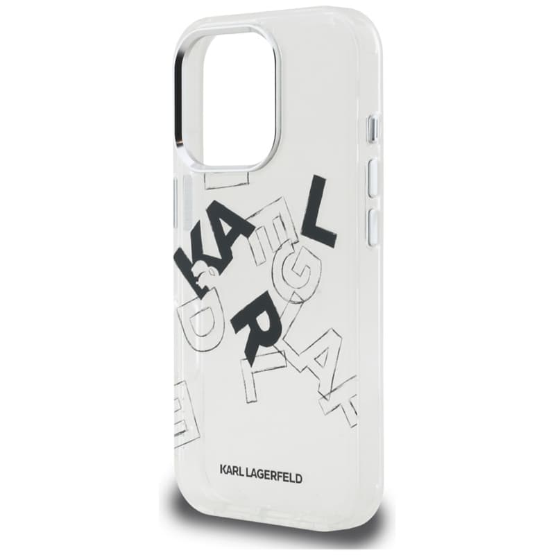Karl Lagerfeld IML Sketched Graphic - Case for iPhone 16 Pro Max (transparent) 6