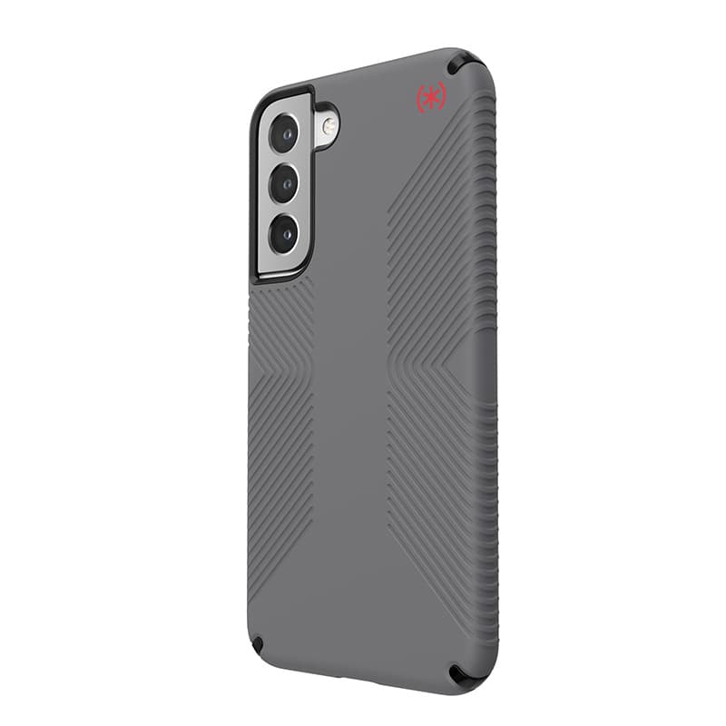 Speck Presidio2 Grip - Case for Samsung Galaxy S22+ with MICROBAN (Graphite Grey/Black 2