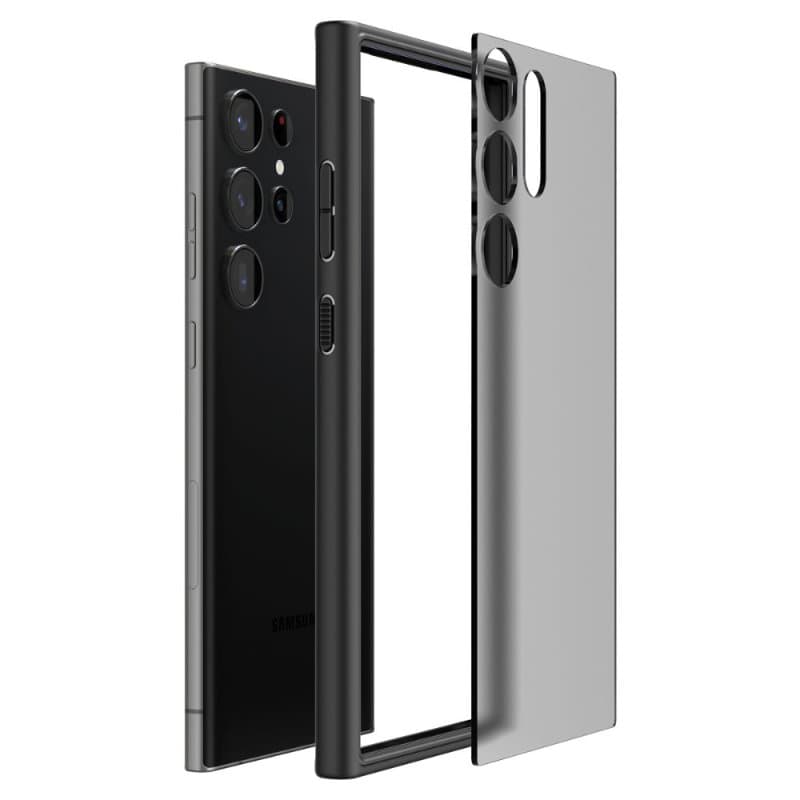 Spigen Ultra Hybrid - Case for Samsung Galaxy S23 Ultra (Frost Black) 6