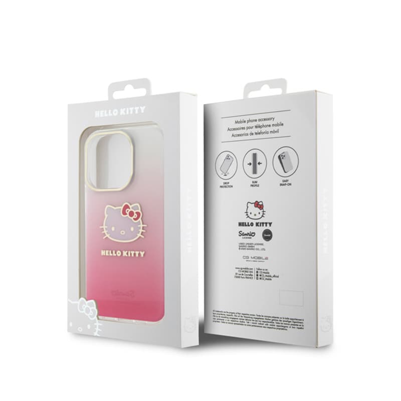 Hello Kitty IML Gradient Electrop Kitty Head - Case iPhone 13 Pro Max (pink) 8
