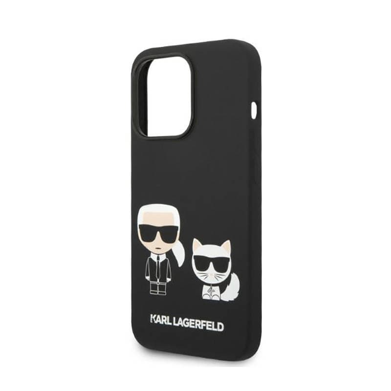Karl Lagerfeld Liquid Silicone Karl & Choupette MagSafe - Case for iPhone 14 Pro (Black) 6
