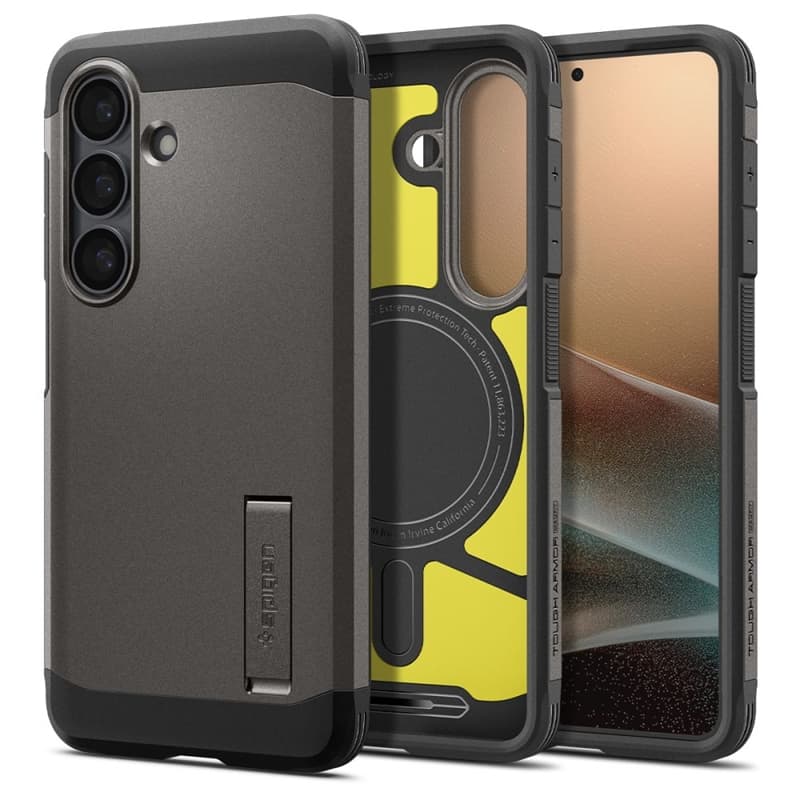 Spigen Tough Armor MagSafe - Case for Samsung Galaxy S26 (Gunmetal)