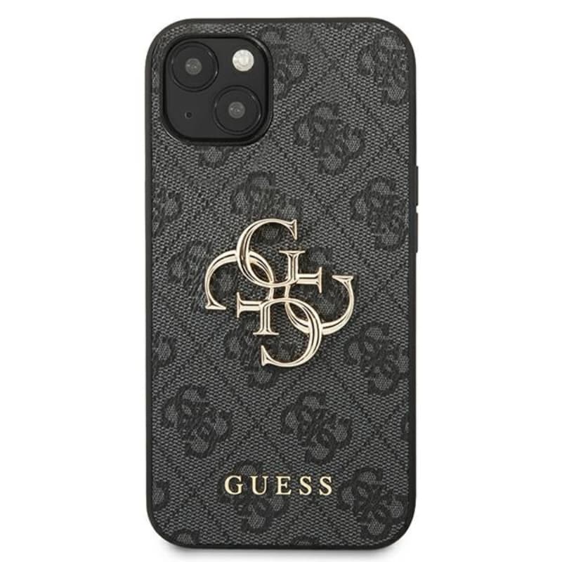 Guess 4G Big Metal Logo - Case for iPhone 13 (Grey) 3