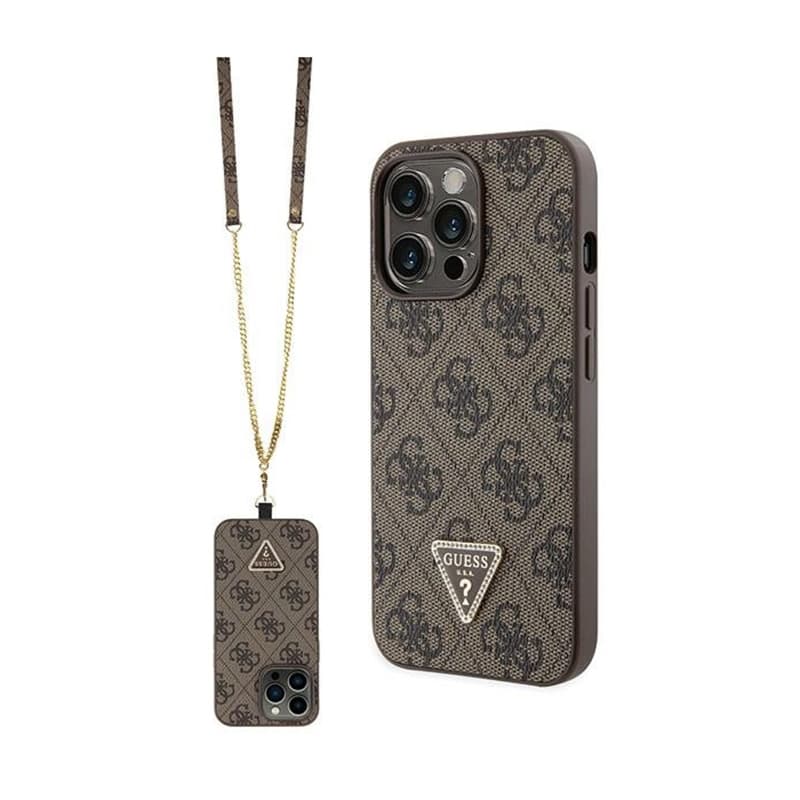 Guess Crossbody 4G Metal Logo - iPhone 13 Pro Case (brown) 1