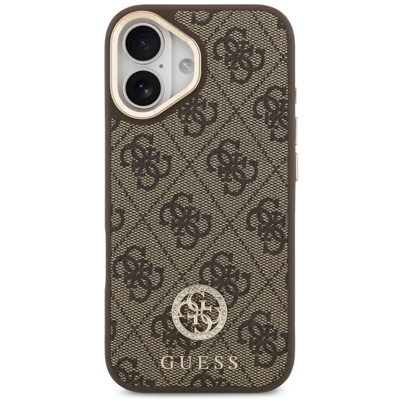 Guess 4G Strass Logo MagSafe - Case iPhone 17 (Brown) 3
