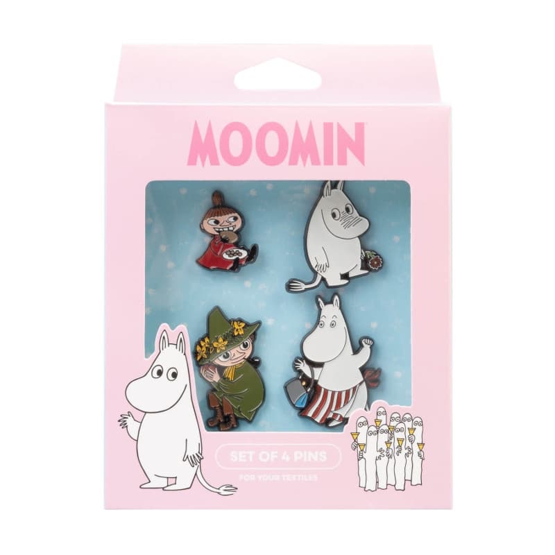 Moomins - Set of 4 Pins for Clothes or Backpack 2