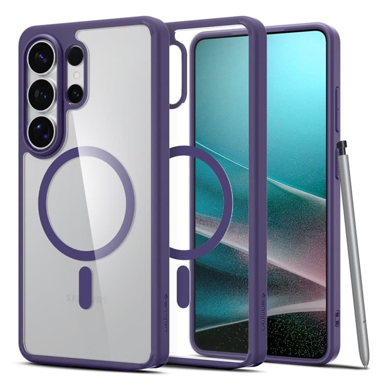 Spigen Ultra Hybrid Mag MagSafe - Case for Samsung Galaxy S26 Ultra (Deep Purple)